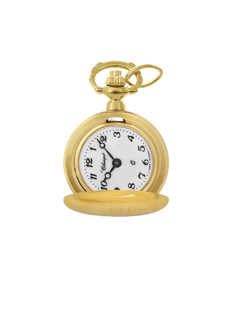 Case Gold Plated Dial White Dial Arabic 