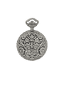 Case Antique Silver Tone Dial White Dial Arabic 