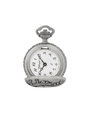 Case Antique Silver Tone Dial White Dial Arabic 