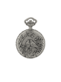 Case Antique Silver Tone Dial White Dial Roman 