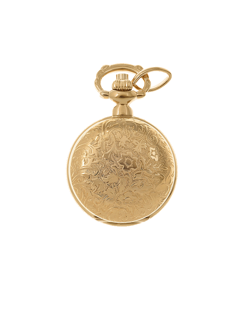 Case Rose Gold Plated Dial White Dial Arabic 