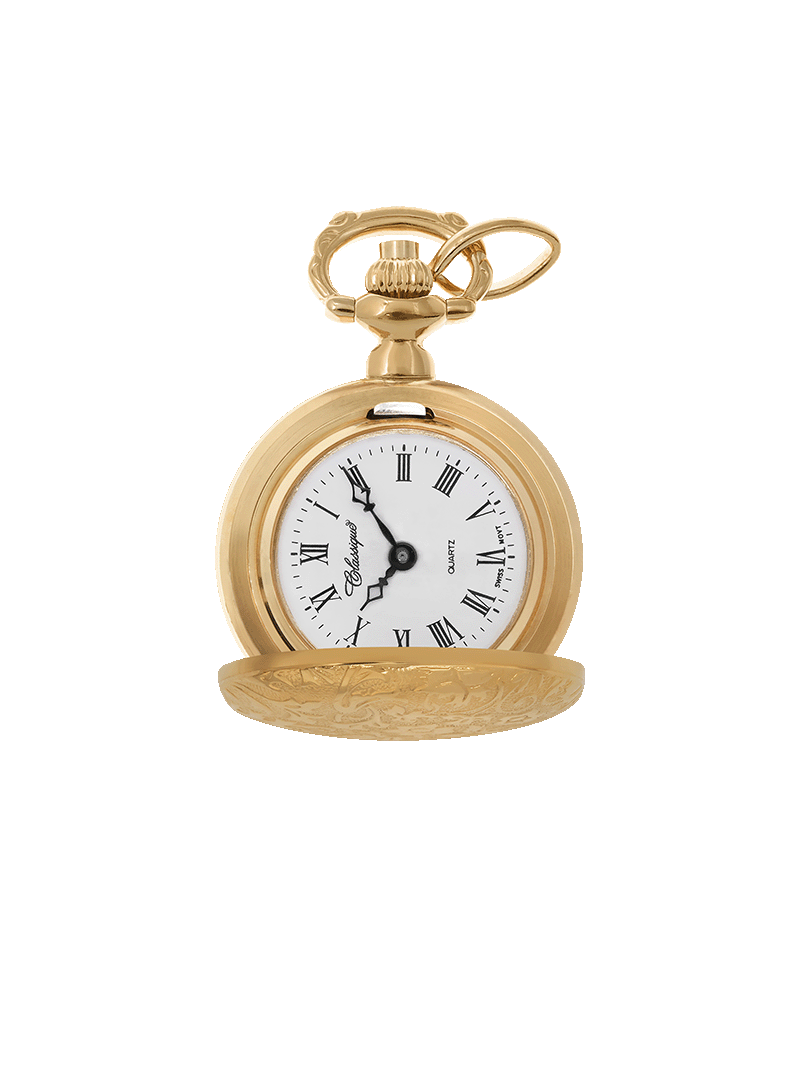 Case Rose Gold Plated Dial White Dial Roman 