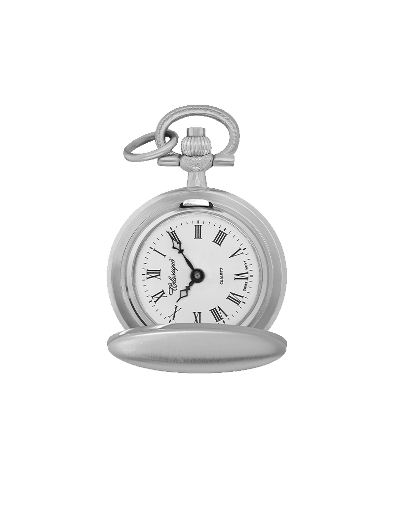 Case Rhodium Plated Dial White Dial Roman 