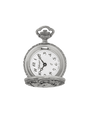 Case Antique Silver Tone Dial White Dial Black Arabic 