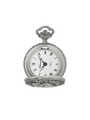 Case Antique Silver Tone Dial White Dial Black Roman 