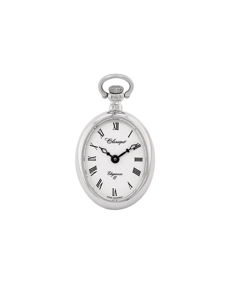 Case Rhodium Plated Dial White Dial Roman 