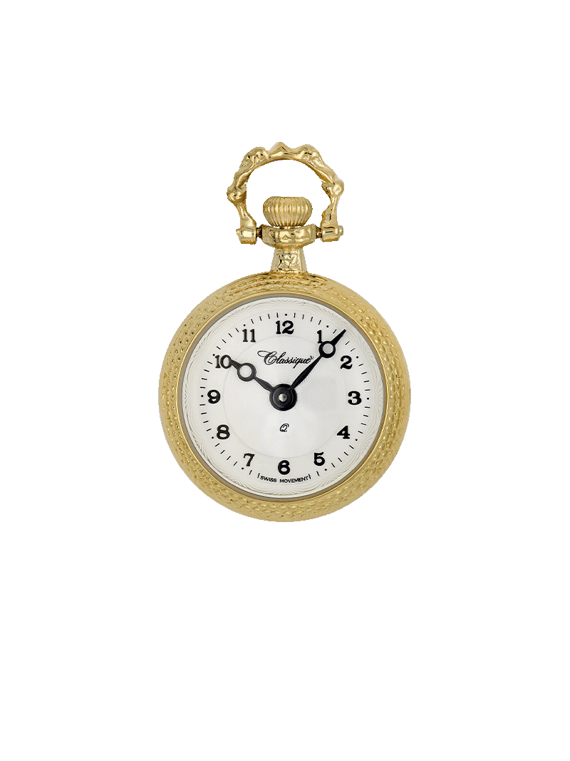 Case Gold Plated Dial White Dial Arabic 