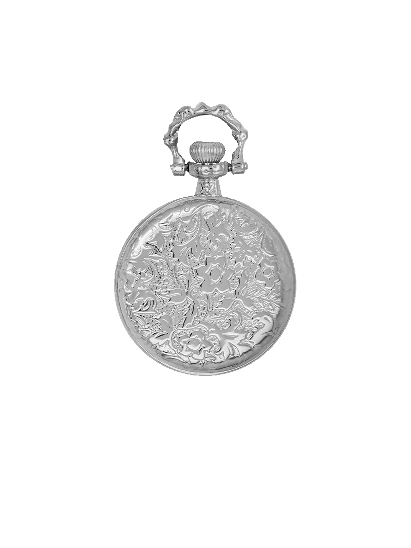 Case Rhodium Plated Dial White Dial Arabic 