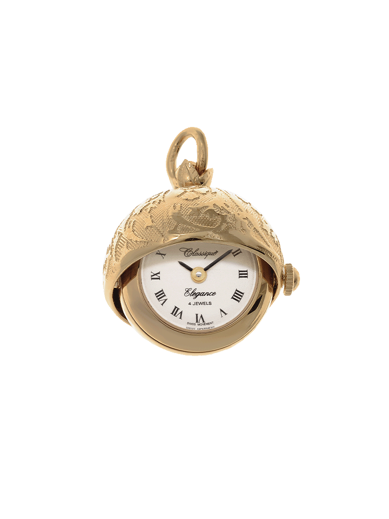 Case Rose Gold Plated Dial White Dial Roman 
