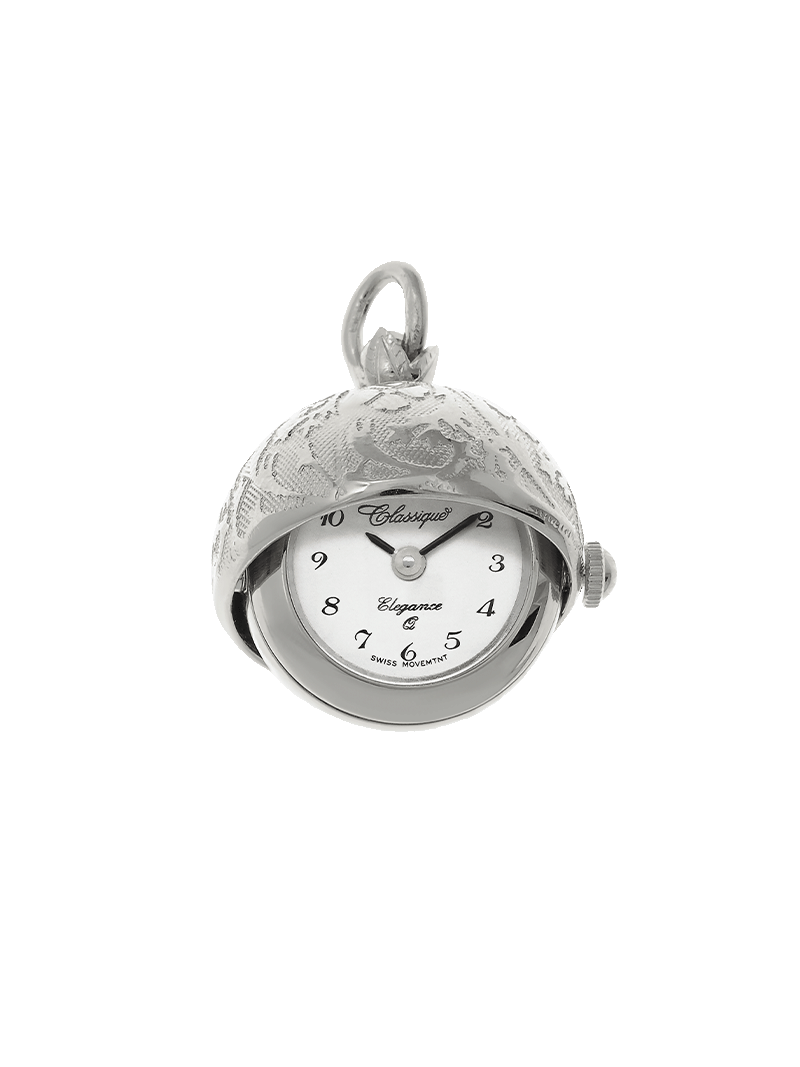 Case Rhodium Plated Dial White Dial Arabic 