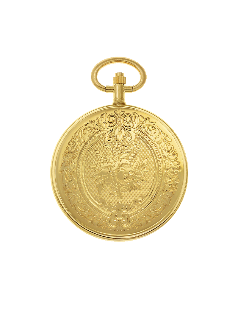 Case Gold Plated Dial White Dial Arabic 