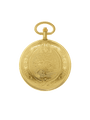 Case Gold Plated Dial White Dial Roman 