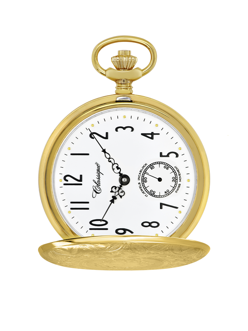Case Gold Plated Dial White Dial Arabic 