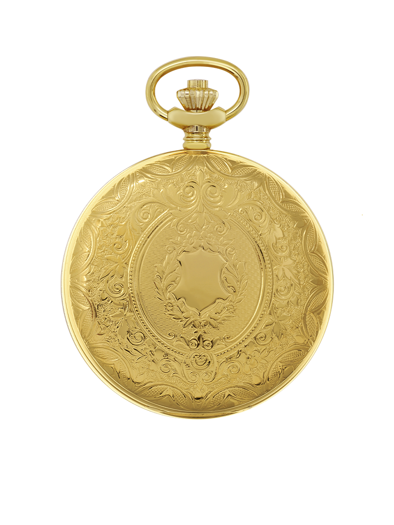 Case Gold Plated Dial White Dial Roman 