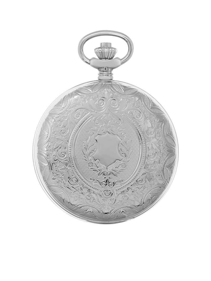 Case Rhodium Plated Dial White Dial Roman 