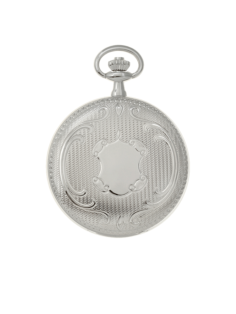 Case Rhodium Plated Dial White Dial Arabic 