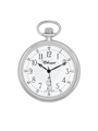 Case Rhodium Plated Stainless Steel Dial White Dial Arabic 