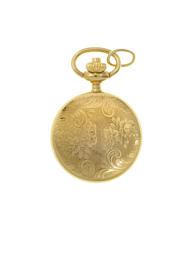 Case Gold Plated Dial White Dial Roman 