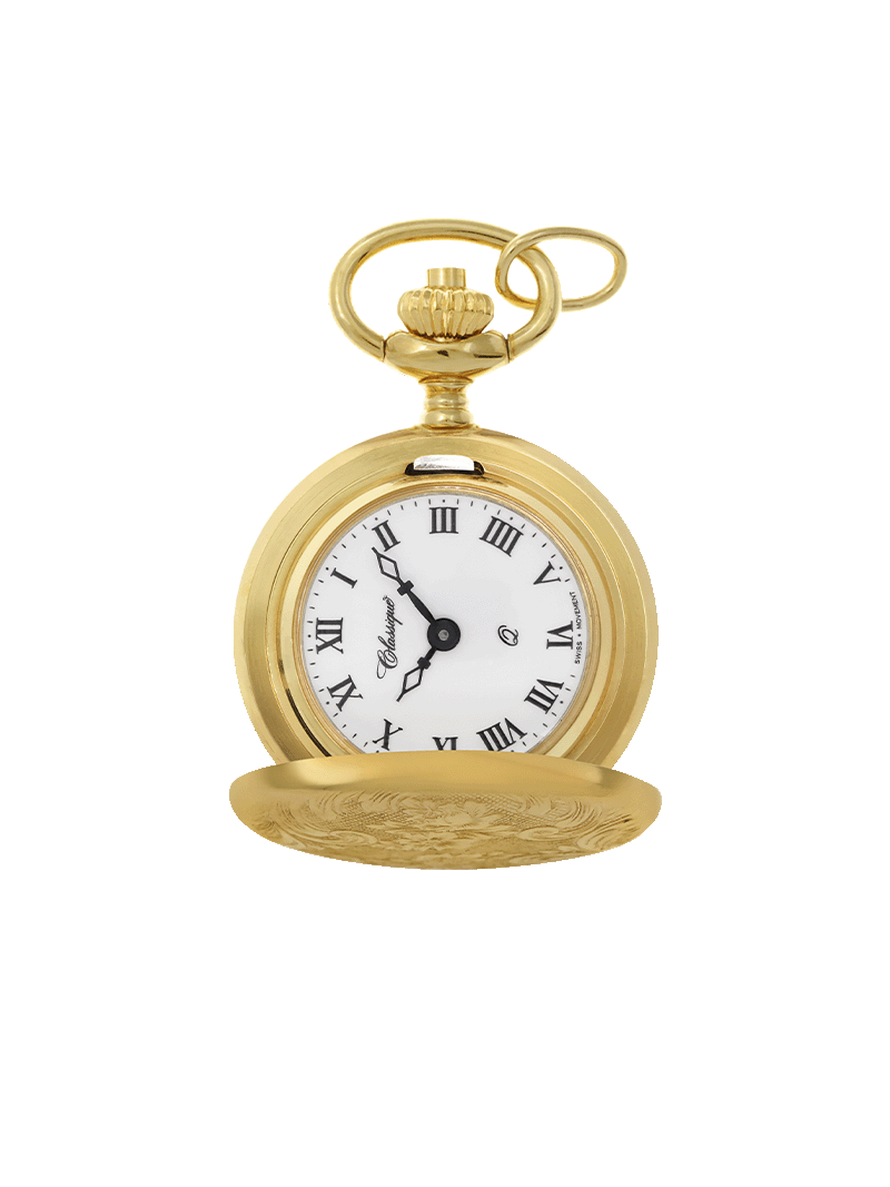 Case Gold Plated Dial White Dial Roman 
