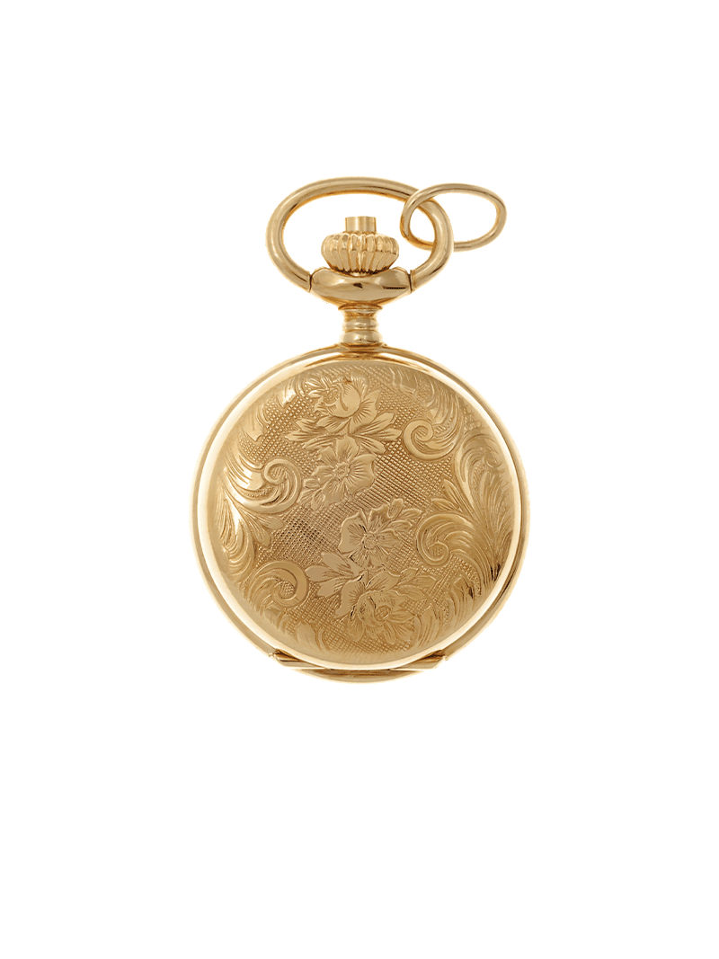 Case Rose Gold Plated Dial White Dial Arabic 