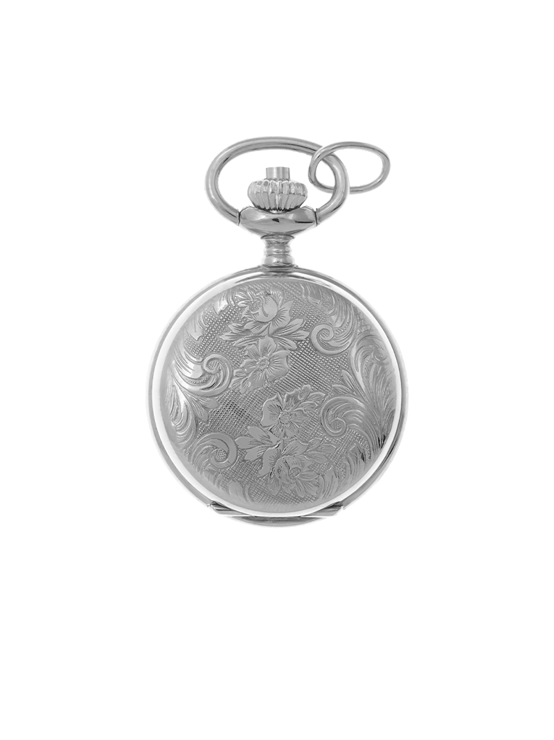 Case Rhodium Plated Dial White Dial Roman 