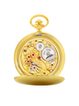 Case 18ct Gold Dial White Dial Arabic 
