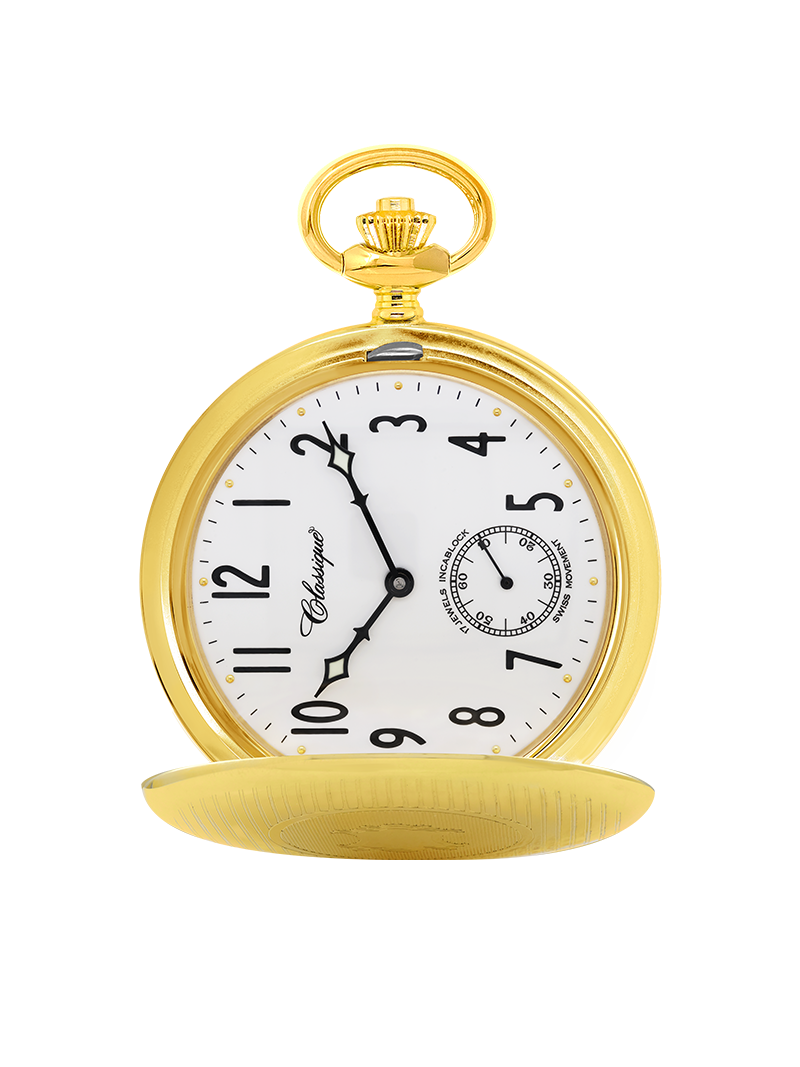 Case 18ct Gold Dial White Dial Arabic 