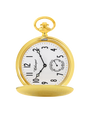 Case 18ct Gold Dial White Dial Arabic 