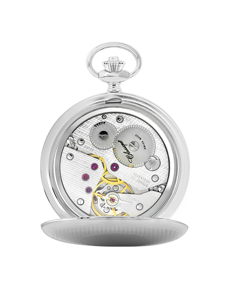 Case Sterling Silver Dial White Dial Arabic 
