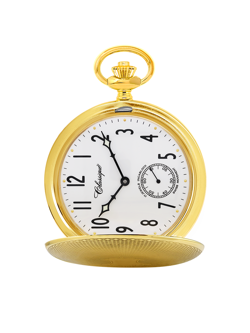 Case 18ct Gold Dial White Dial Arabic 