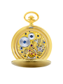 Case 18ct Gold Dial Skeleton Dial Roman 