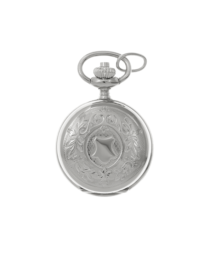 Case Rhodium Plated Dial White Dial Roman 