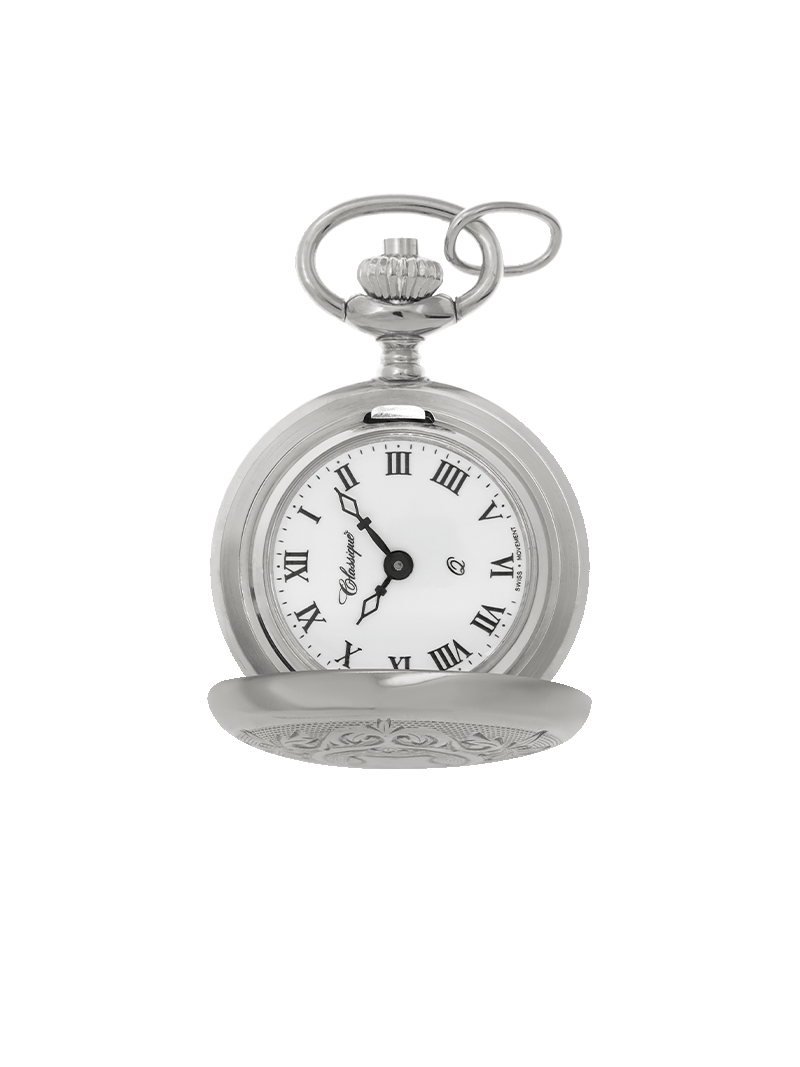 Case Rhodium Plated Dial White Dial Roman 