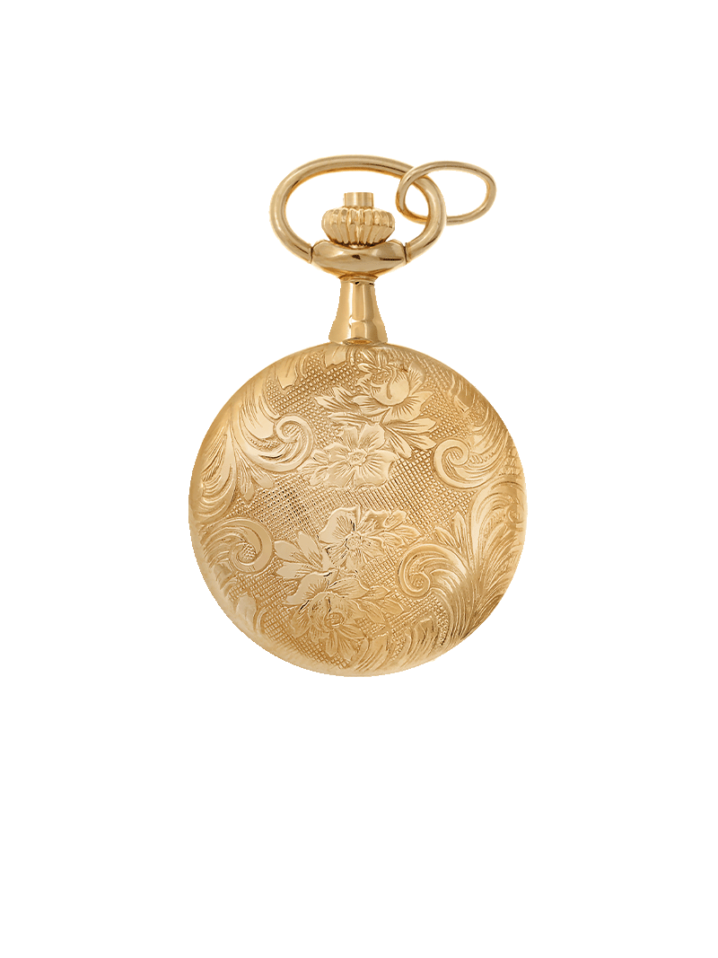 Case Rose Gold Plated Dial White Dial Roman 