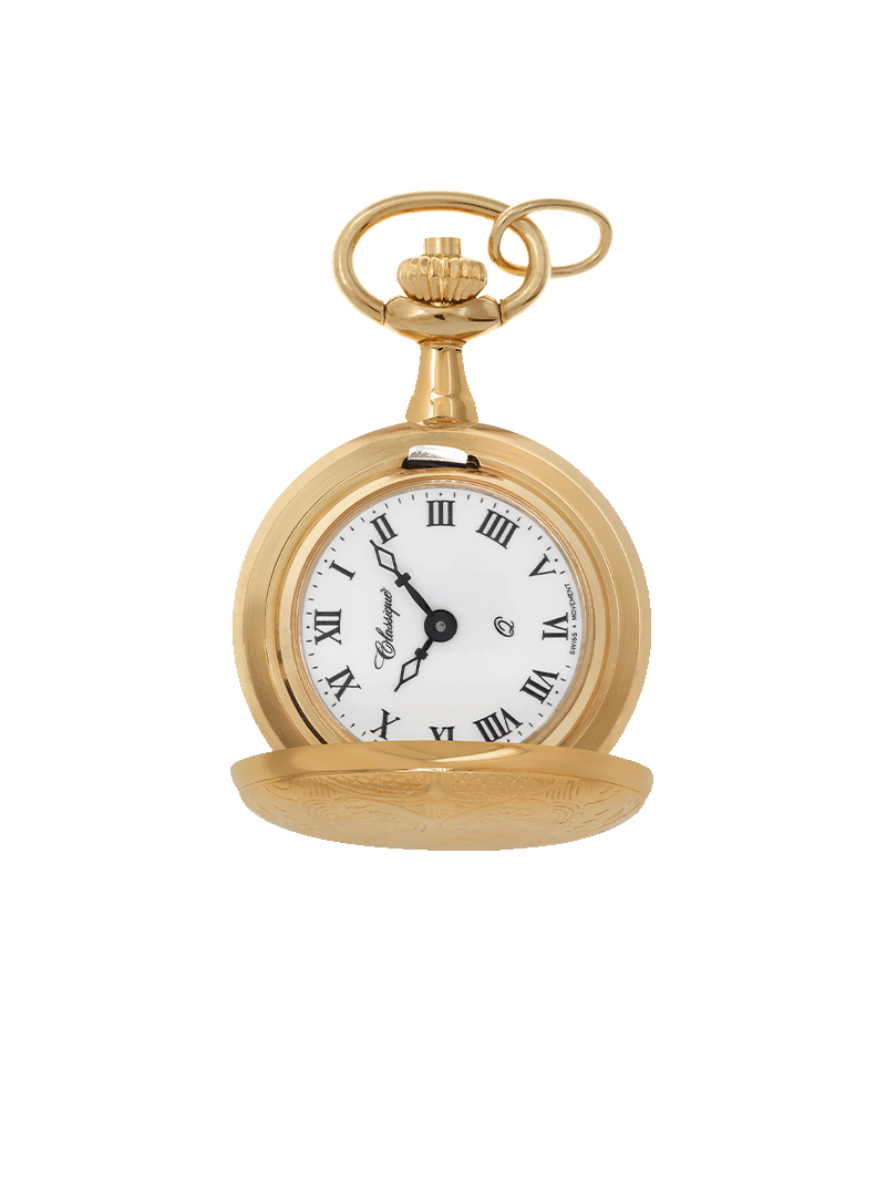 Case Rose Gold Plated Dial White Dial Roman 