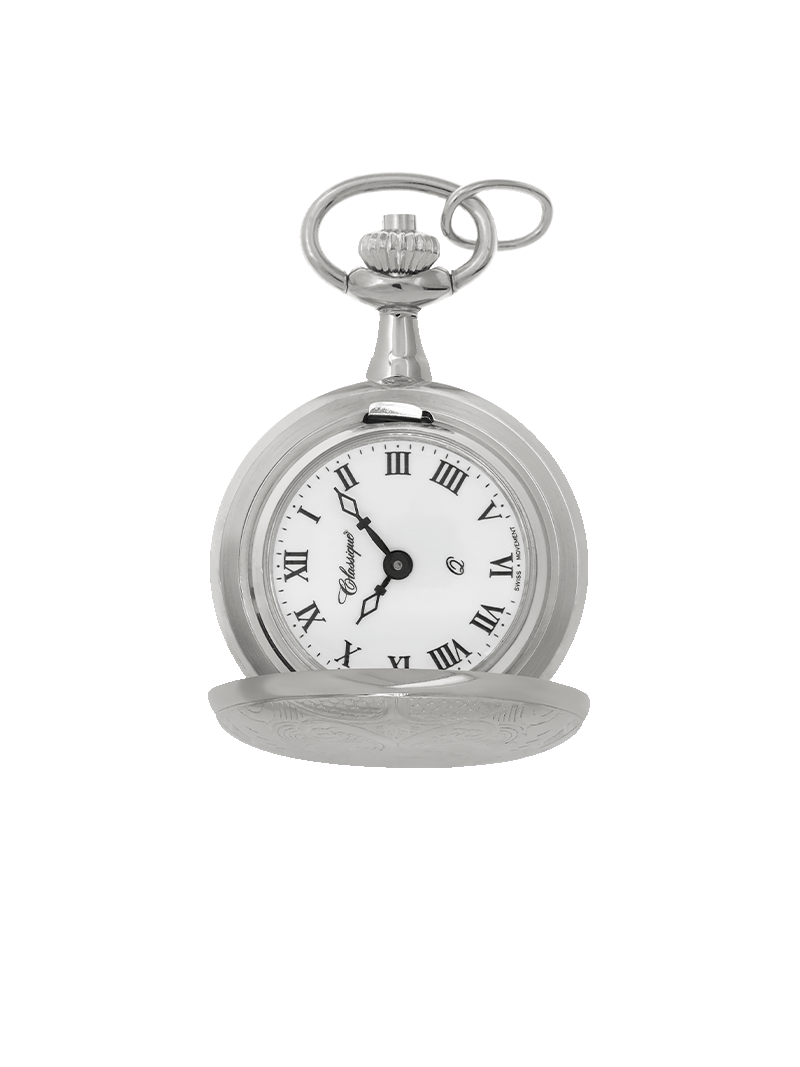 Case Rhodium Plated Dial White Dial Roman 