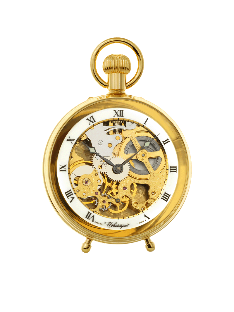 Case Gold Plated Dial Skeleton Dial Roman 