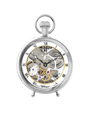 Case Rhodium Plated Dial Skeleton Dial Roman 