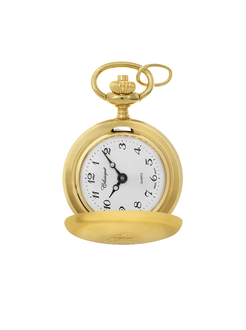 Case 9ct Gold Dial White Dial Arabic 