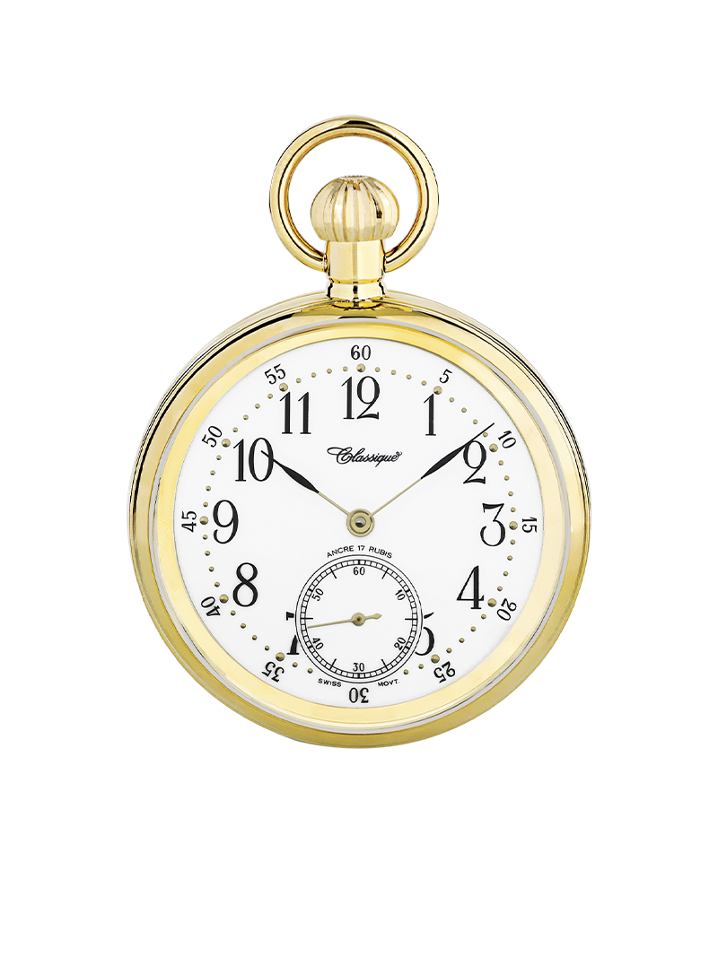 Case Gold Plated Dial White Dial Arabic 