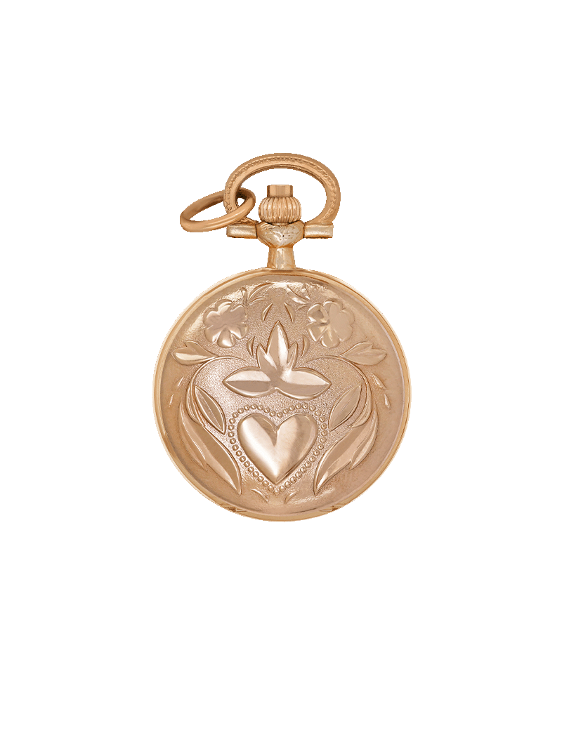 Case Rose Gold Plated Dial White Dial Arabic 