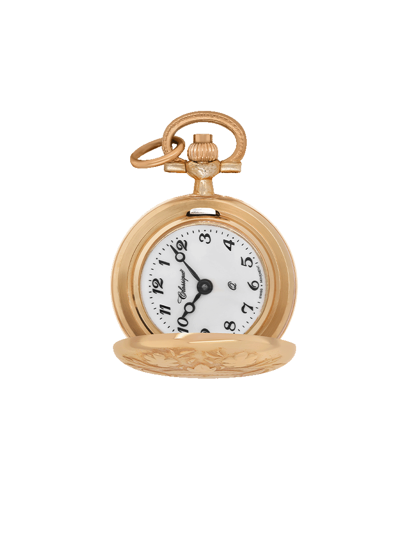 Case Rose Gold Plated Dial White Dial Arabic 