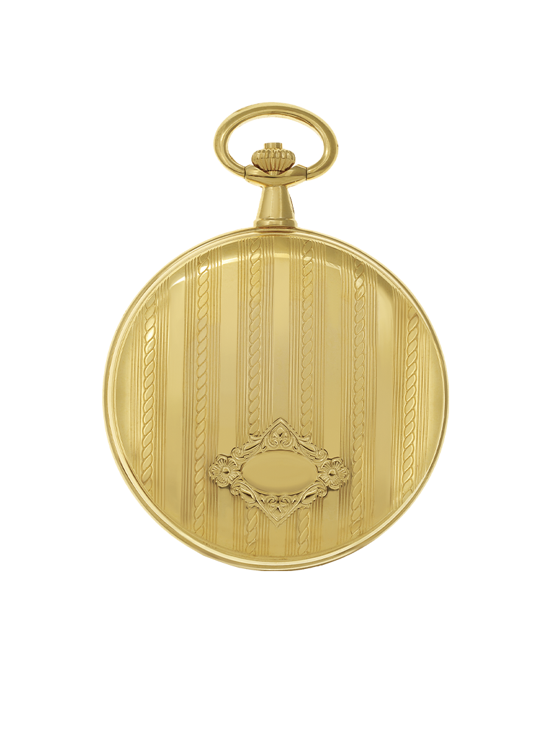 Case Gold Plated Dial White Dial Arabic 