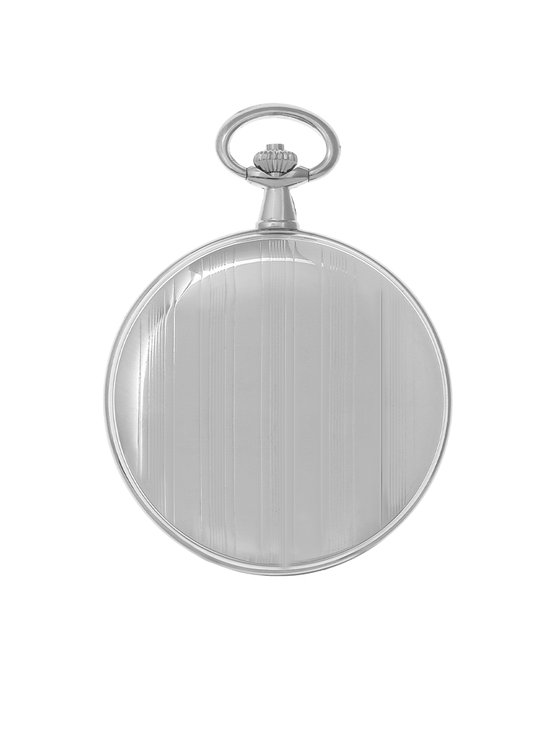Case Rhodium Plated Dial White Dial Roman 