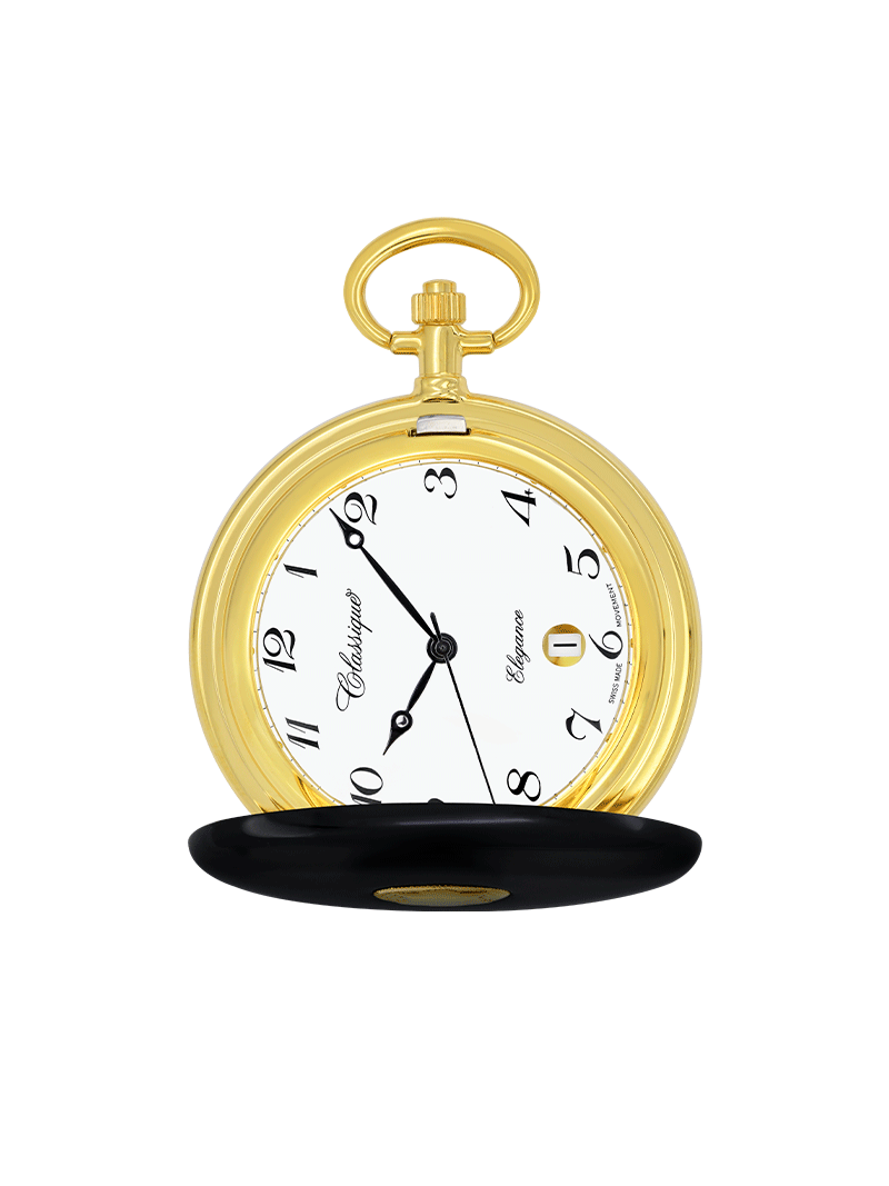 Case Gold Plated Dial White Dial Arabic 