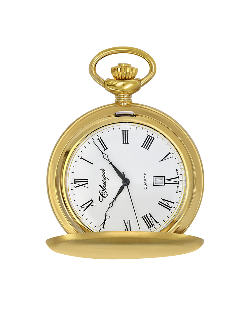 Case Gold Plated Dial White Dial Roman 