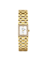 Case 14ct Gold Dial White Dial Champagne Roman Bracelet