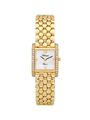 Case 14ct Gold Dial Mother of Pearl Dial Champagne Roman Bracelet