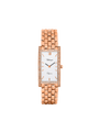 Case 14ct Rose Gold Dial White Dial Rose Roman Bracelet