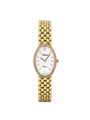Case 14ct Gold Dial White Dial Champagne Arabic Bracelet